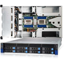 TYAN Transport HX 2U 4GPU server 2x SP3, 16x DDR4 ECC R, 8x.3,5 SATA/NMVe 2x 1600W (plat.), 2x 10Gb LAN, IPMI