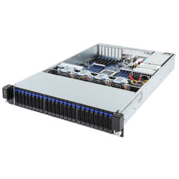 Gigabyte server R271-Z31 1xSP3 (AMD Epyc 7001), 16x DDR4 DIMM, 16(24)x 2,5, M.2, 2x 10GbE SFP+, IPMI, 2x 800W plat