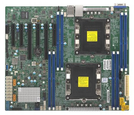 SUPERMICRO MB 2xLGA3647s, iC621, 8x DDR4 ECC, 10xSATA3, 1xM.2, PCI-E 3.0/4,2(x16,x8),2x LAN,IPMI, bulk
