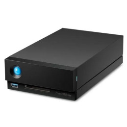 LaCie HDD Externí 1big Dock 3.5" 8TB - USB 3.0/Thunderbolt 3/SD card slot, Černá