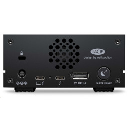 LaCie HDD Externí 1big Dock 3.5" 16TB - USB 3.0/Thunderbolt 3/SD card slot, Černá