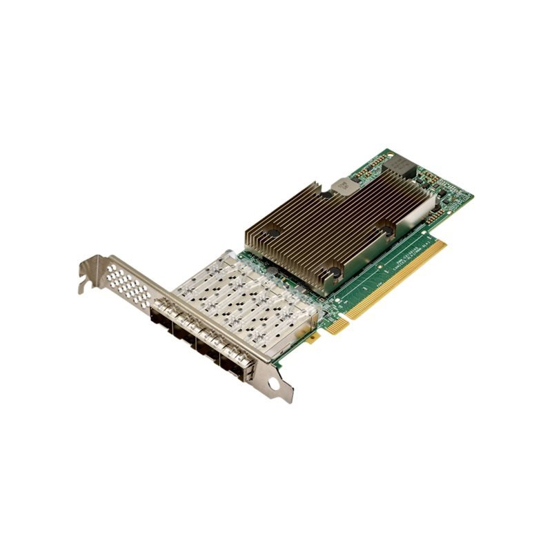 Broadcom Síťový adaptér P425G NetXtreme, 4x 25/10Gb SFP28 (25/10Gb), PCIe 4.0 x16 NIC
