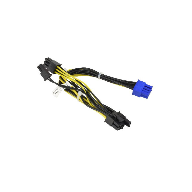 Supermicro 8-Pin CPU to 2x 6+2-Pin PCIe 20cm GPU Cable (CBL-PWEX-1017)
