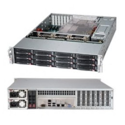 SUPERMICRO 2U chassis 12x 3,5" HS SAS3/SATA (Dual Expander 12G) + volitelný 2x 2,5", 2x920W (80PLUS Platinum)