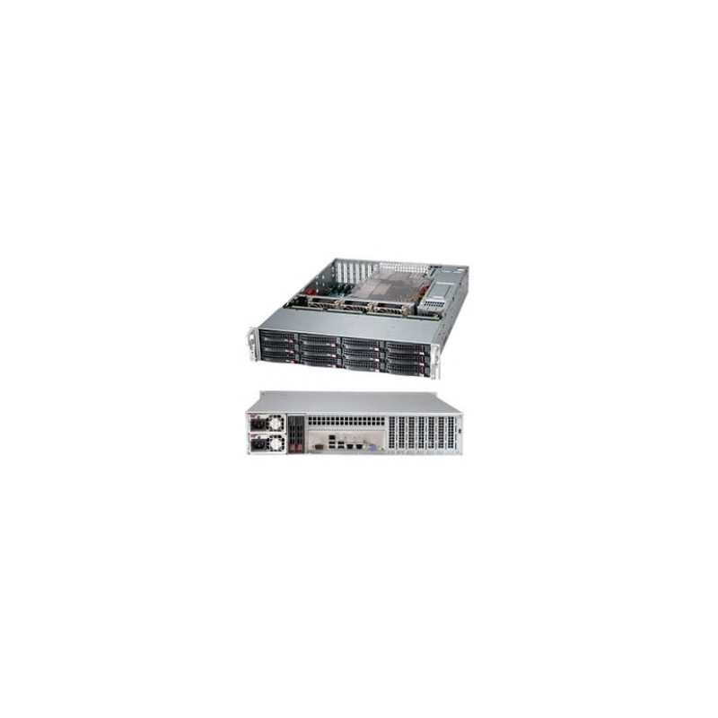 SUPERMICRO 2U chassis 12x 3,5" HS SAS3/SATA (Dual Expander 12G) + volitelný 2x 2,5", 2x920W (80PLUS Platinum)