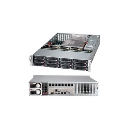 SUPERMICRO 2U chassis 12x 3,5" HS SAS3/SATA (Dual Expander 12G) + volitelný 2x 2,5", 2x920W (80PLUS Platinum)