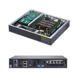 SUPERMICRO mini server 1x Xeon D-2123IT, 4x DDR4 ECC, 4x SATA 1x 2,5, M.2, 2x 10Gb, IPMI, 150W zdroj