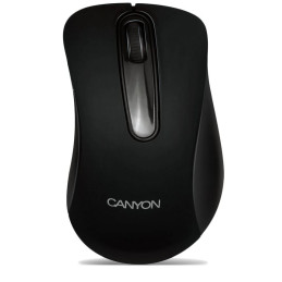 CANYON drátová USB myš s 3 tlačítky, 800 dpi, černá