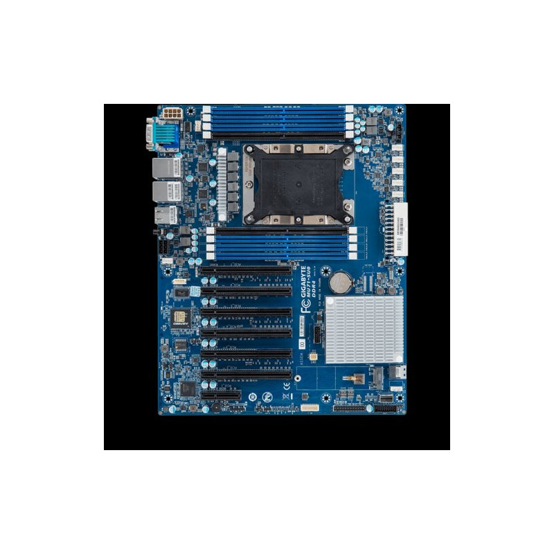 Gigabyte MB WS/SRV MU71-SU0, 1x s3647, C621, 8x DDR4r, 8x SATA, 7xPCIe, 2x 1Gb LAN, IPMI