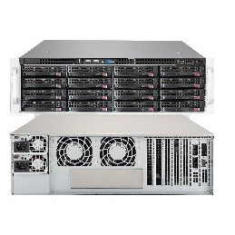 SUPERMICRO SuperChassis CSE-836BE1C-R1K03JBOD 3U, 16x3.5" hot-swap, 2x1000W