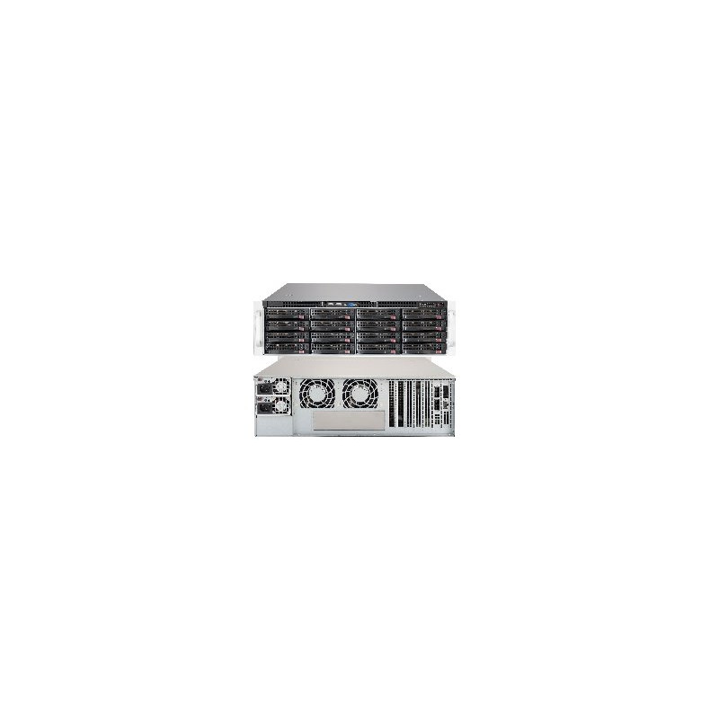SUPERMICRO SuperChassis CSE-836BE1C-R1K03JBOD 3U, 16x3.5" hot-swap, 2x1000W