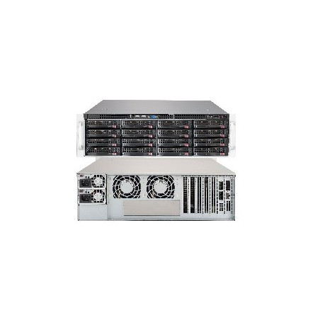 SUPERMICRO SuperChassis CSE-836BE1C-R1K03JBOD 3U, 16x3.5" hot-swap, 2x1000W