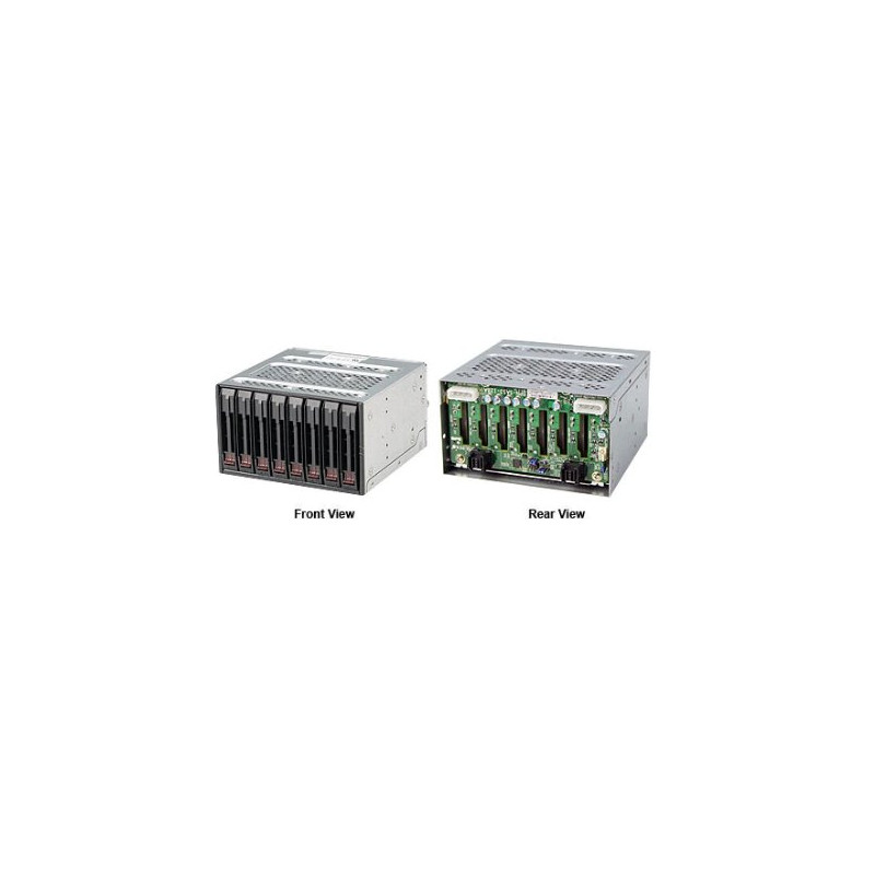SUPERMICRO Mobile Rack M28SACB - 8x 2,5" hotswap do 2x 5,25" pozice (2x 8643), pro CSE-743/745/747/748/842/835