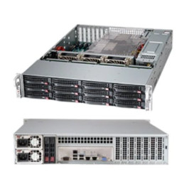SUPERMICRO 2U chassis 8xSAS3 12Gbps+4x(NVMe nebo SAS3), 2x1200W (80+Titanium) pro X11 a H11