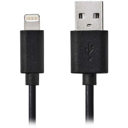 NEDIS synchronizační a nabíjecí kabel pro zařízení Apple/ konektor Lightning/ zástrčka USB 2.0 A/ černý/ blistr/ 1m