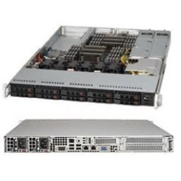 SUPERMICRO 1U chassis 10x 2,5" HS SAS3/SATA3, 2x700/750W, WIO