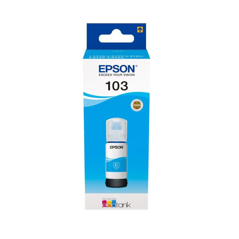 Epson atrament L3xxx Cyan ink container 65ml - 7500str.