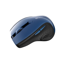 CANYON myš 2,4Ghz bezdrátová CMSW01, 000/1600 dpi, 6 tlacítek, blue LED senzorr, modrá