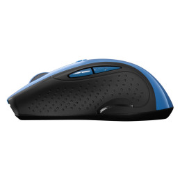 CANYON myš 2,4Ghz bezdrátová CMSW01, 000/1600 dpi, 6 tlacítek, blue LED senzorr, modrá