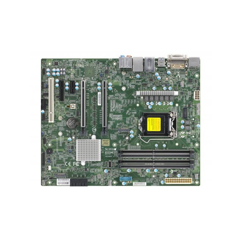 SUPERMICRO MB LGA1200 (Xeon W-12xx,core), W480,4xDDR4,4xSATA3,2xM.2,PCIe3.0 (16/16/4/1)PCI,HDMI,DP,DVI,Audio,2x LAN