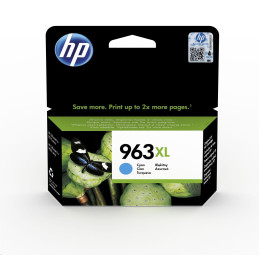 HP Ink Cartridge č.963 cyan XL