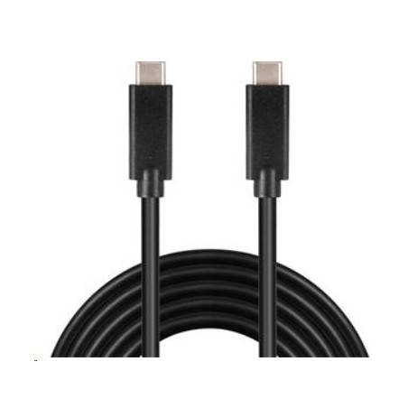 PremiumCord USB-C kabel ( USB 3.1 generation 2, 3A, 20Gbit/s ) cerný, 3m