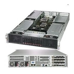 SUPERMICRO 2U GPU server 2x LGA3647, iC621, 6x GPU, 16x DDR4 ECC R, 8x SATA 2,5", SIOM, 2x 2000W, IPMI