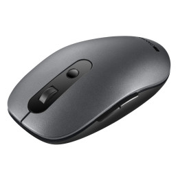 CANYON myš silent optická 2v1 bezdrátová CMSW09, nastavitelné rozlišení 800/1000/1200/1500dpi, 2v1 (BT/2.4GHz), šedá