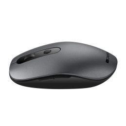 CANYON myš silent optická 2v1 bezdrátová CMSW09, nastavitelné rozlišení 800/1000/1200/1500dpi, 2v1 (BT/2.4GHz), šedá
