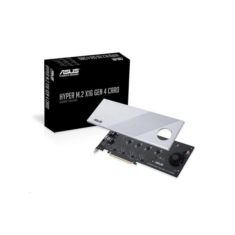 ASUS HYPER M.2 X16 GEN 4 CARD - PCIe rozširujúca karta pre 4x M.2 SSD