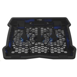 CANYON chladící podstavec NS03 pro notebook 10-15.6", LED podsvícení, 2x ventilátor, 340x265x30mm