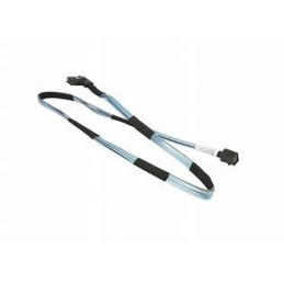 SUPERMICRO int. straight MiniSAS HD SFF-8643 to Right Angle MiniSAS SFF-8087 85cm Cable