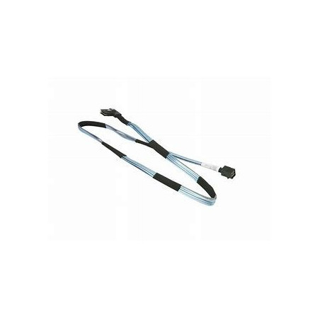 SUPERMICRO int. straight MiniSAS HD SFF-8643 to Right Angle MiniSAS SFF-8087 85cm Cable