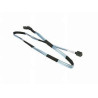 SUPERMICRO int. straight MiniSAS HD SFF-8643 to Right Angle MiniSAS SFF-8087 85cm Cable