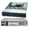 SUPERMICRO 2U chassis 24x 2,5"HS (20x SAS/SATA (Expander) +4x SAS/SATA/NVMe), 2x1200W (80PLUS titanium)