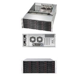 SUPERMICRO 4U chassis 24x 3,5" HS SAS/SATA (6x SFF 8087)+2x2,5" volitelný ,2x920W (80PLUS Platinum)