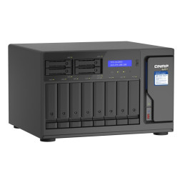 QNAP TVS-h1288X-W1250-16G (Xeon 3,3GHz, ZFS, 16GB ECC RAM, 8x 3,5"+ 4x 2,5", 2x M.2 NVMe, 4x 2,5GbE)