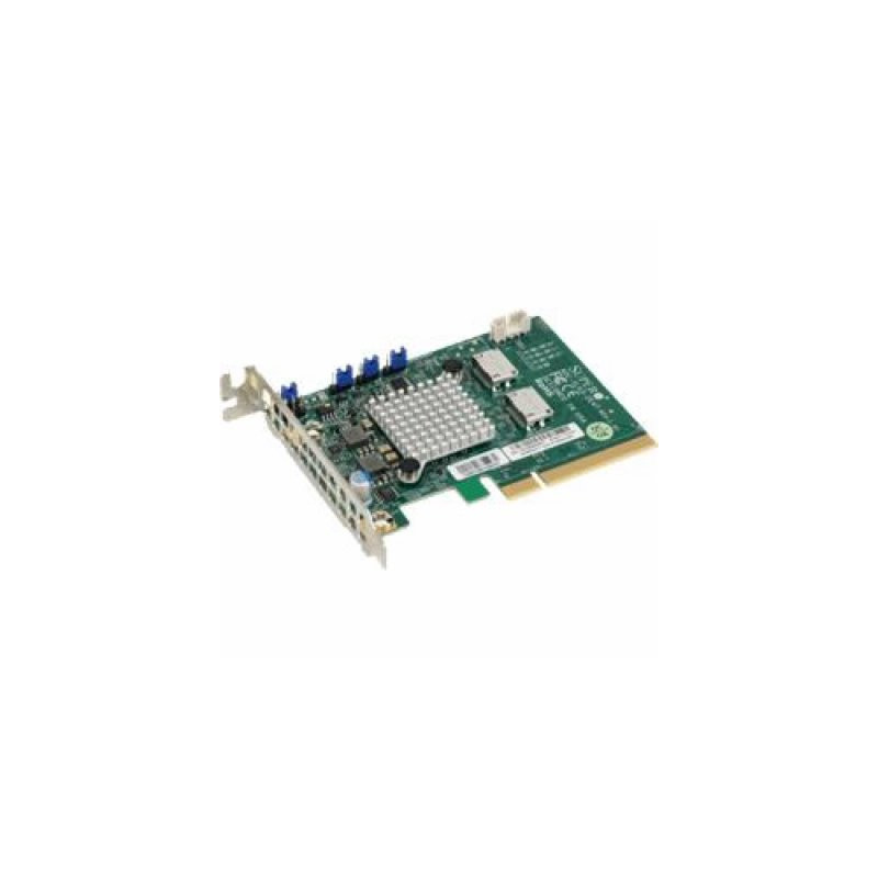 Supermicro dual-Port Gen-3 Internal NVMe Host Bus Adapter / retimer (2x Oculink)