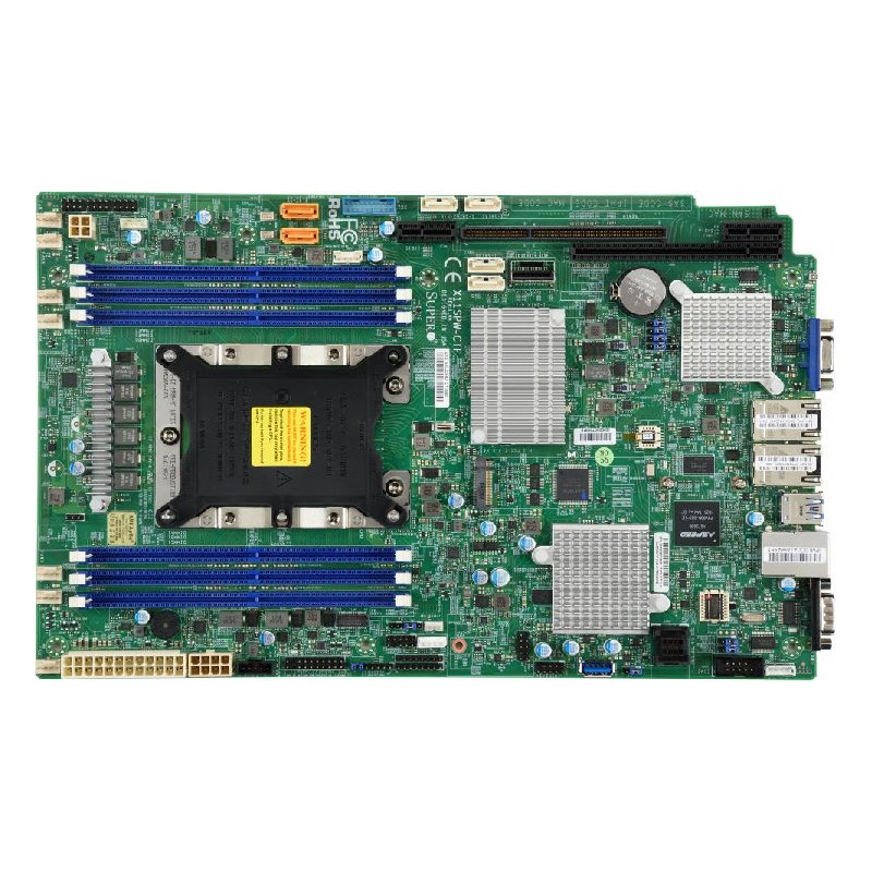 SUPERMICRO MB 1xLGA3647, iC622, 6x DDR4 ECC, 10xSATA3, 4x SAS 3008, 1xM.2, PCI-E 3.0/1,1(x32,x8),2x 10Gb LAN,IPMI, WIO