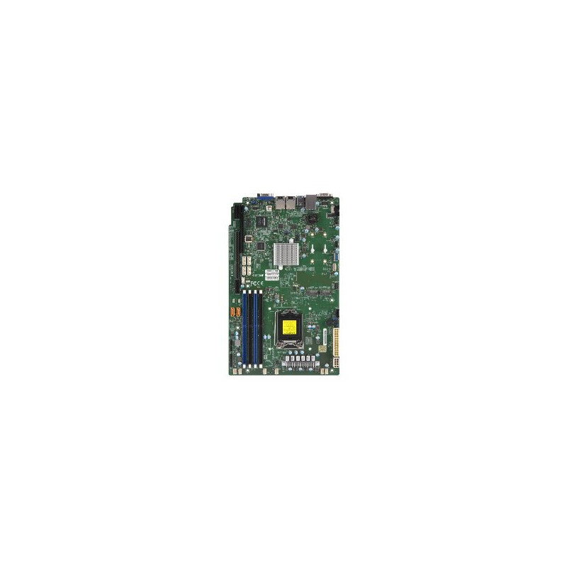 SUPERMICRO MB 1xLGA1151 (Xeon E3-21xx,i3), C246, 4xDDR4, 6xSATA3, 2xM.2, 2xPCIe3.0 (x16/x4), VGA, 2x LAN,IPMI