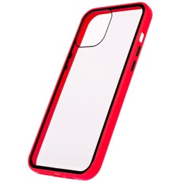 COLORWAY Smart Clear Case/ Apple iPhone 12 Pro Max/ Červený
