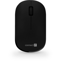 CONNECT IT Combo bezdrátová černá klávesnice + myš, (+1x AAA +1x AA baterie zdarma), CZ + SK layout