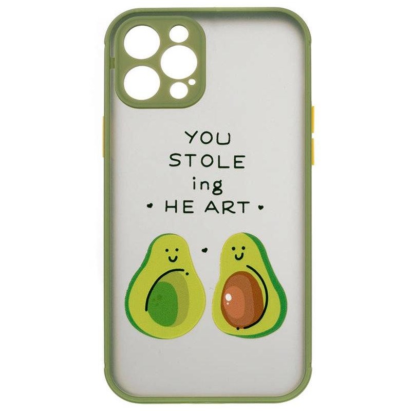 COLORWAY Smart Matte 3D Print Case/ Apple iPhone 12 Pro/ Avocado green