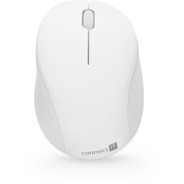 CONNECT IT Combo bezdrátová bílá klávesnice + myš, (+1x AAA +1x AA baterie zdarma), CZ + SK layout