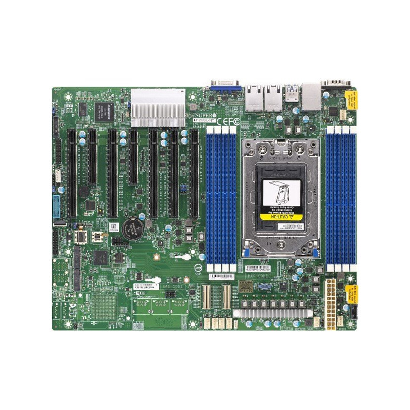 SUPERMICRO MB 1xSP3 (Epyc 7002 SoC), 8x DDR4, 2x (8x SATA nebo 2x NVMe), 2x M.2, PCIe 4.0 (5 x16, 2 x8), 2x 10Gb, IPMI