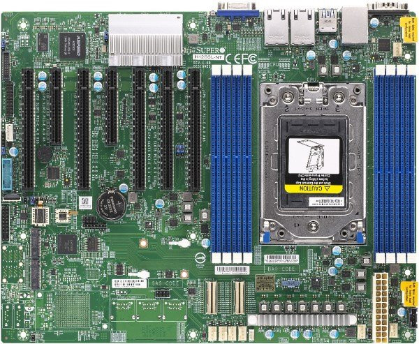 SUPERMICRO MB 1xSP3 (Epyc 7002 SoC), 8x DDR4, 2x (8x SATA nebo 2x NVMe), 2x M.2, PCIe 4.0 (5 x16, 2 x8), 2x 10Gb, IPMI