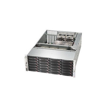 SUPERMICRO 4U chassis 24x 3,5" HS SAS/SATA (6x SFF 8087)+2x2,5" volitelný ,2x920W (80PLUS Platinum)