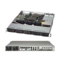 SUPERMICRO 1U chassis 8x 2,5" HS SAS3/SATA (2x NVMe), 2x600W (80PLUS Gold)