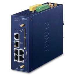 Planet dual 5G/LTE bezpečnostní brána, 2x WAN + 3x LAN, DI/DO, GPS, WiFi, DIN, IP30, -45/+75°C, dual 9-54VDC