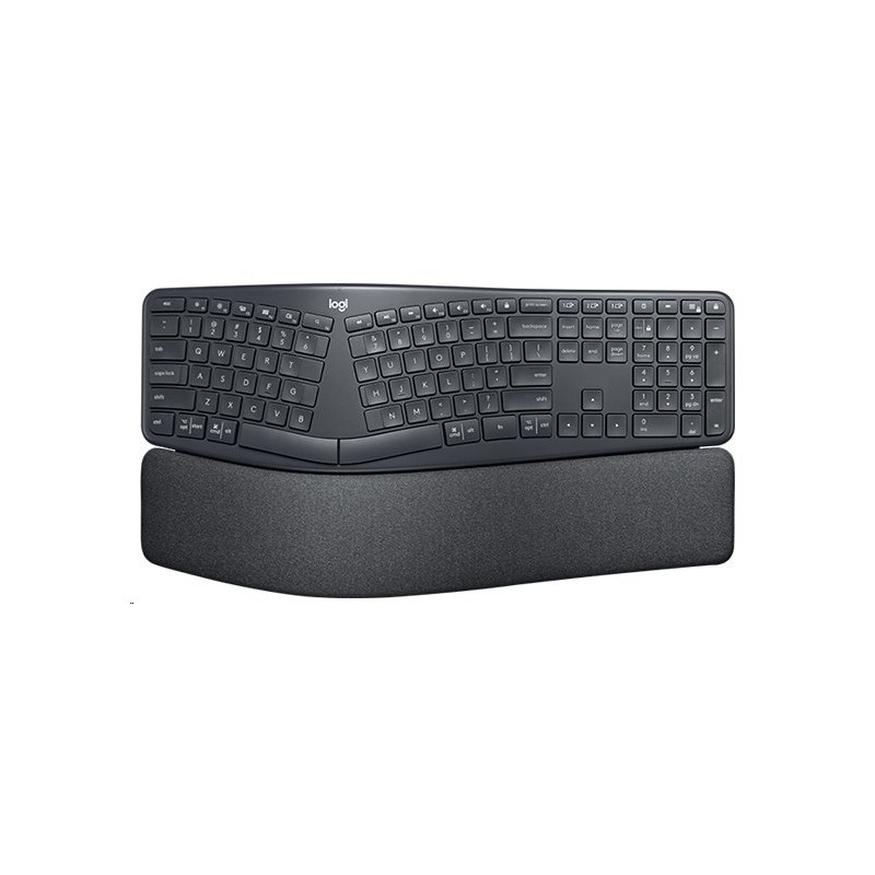 Logitech Corded Keyboard ERGO K860 - GRAPHITE - US INT'L - 2.4GHZ/BT